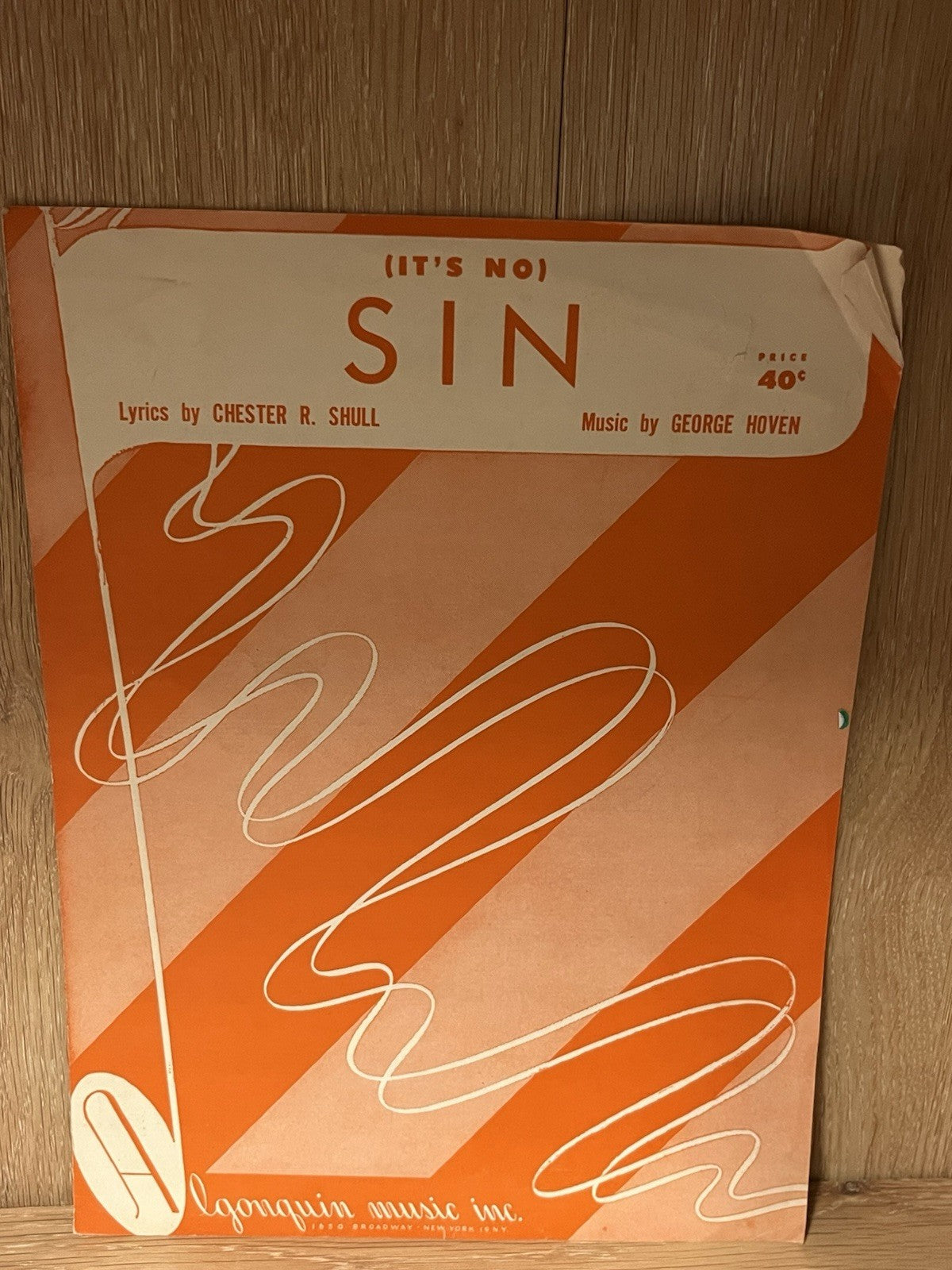 Vintage Music Sheet Lot of 9 (1925,1926,1927, 1928, 1932, 1939, 1943, 1951, 1978