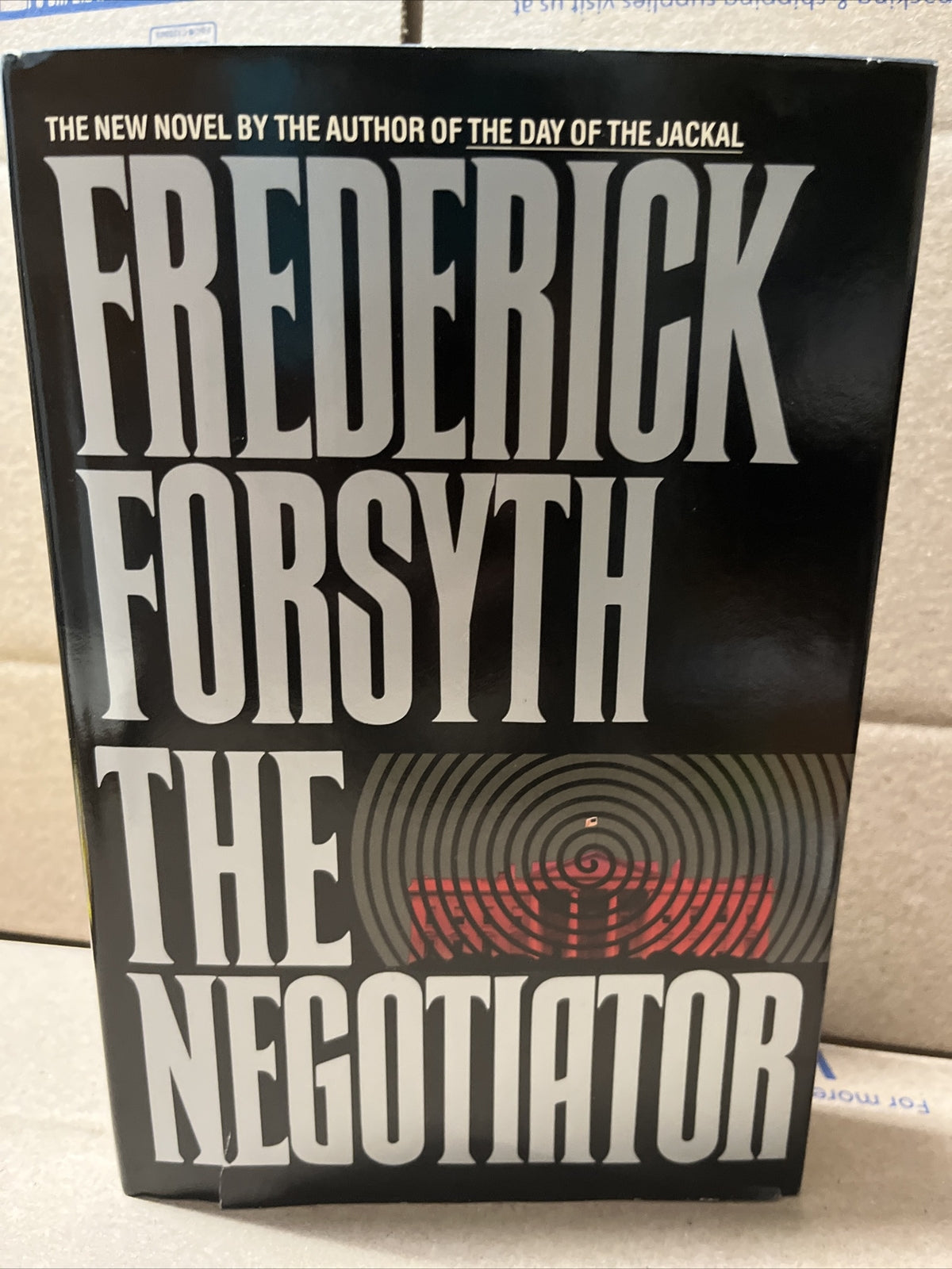 The Negotiator by Frederick Forsyth 1989, Hardcover Dust Jacket 391 pages 