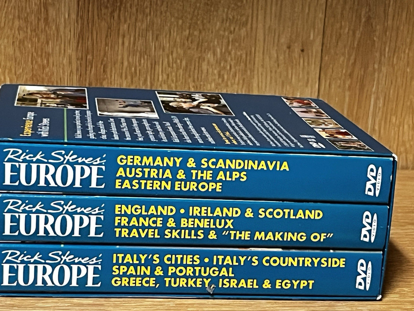 Rick Steves europe dvd 2000-2007: All 70 Shows 11 DVDs, + Bonus DVD