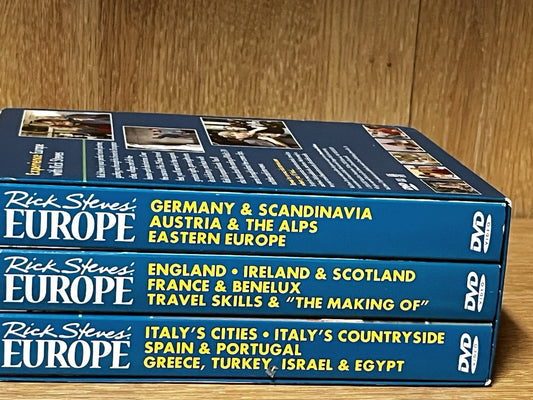 Rick Steves europe dvd 2000-2007: All 70 Shows 11 DVDs, + Bonus DVD