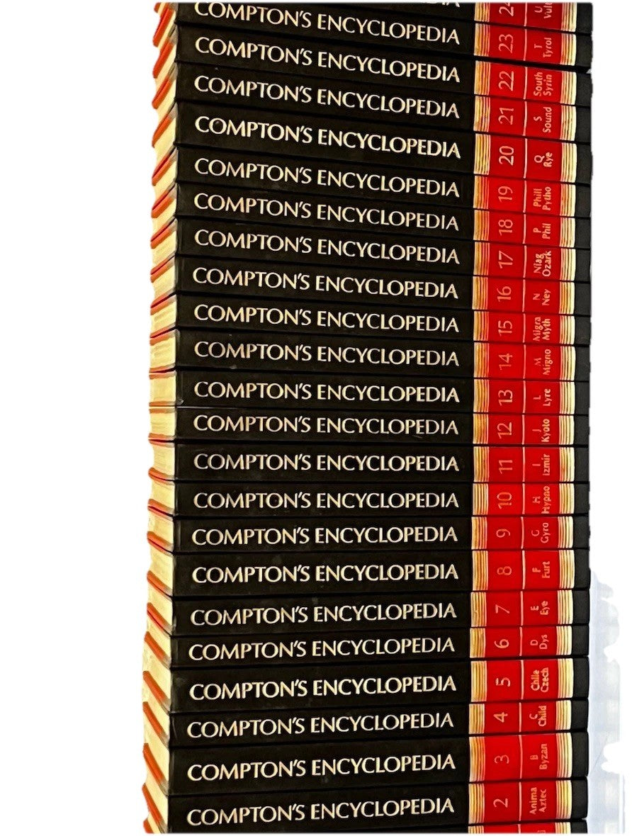 Compton's Encyclopedia 1986 Volumes 26 Complete Set