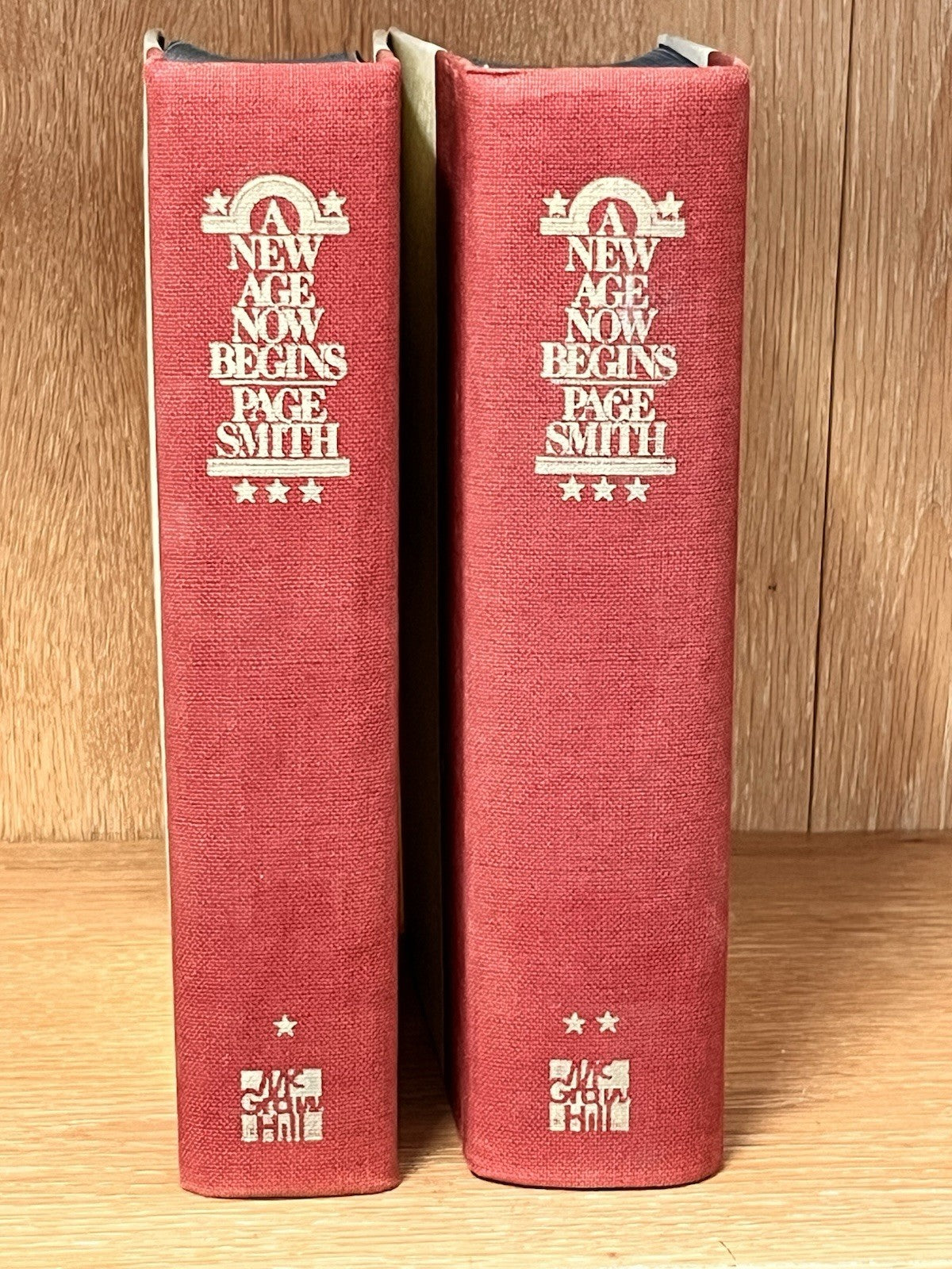 A New Age Now Behind By Page Smith Volume 1 and 2 HC 1976