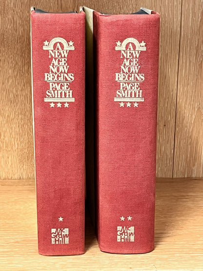 A New Age Now Behind By Page Smith Volume 1 and 2 HC 1976