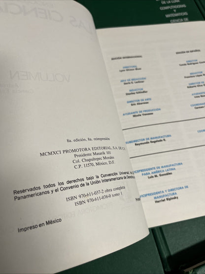 Enciclopedia De La Ciencias Tomo 1 Al 10 Promotora Editorial Grolier