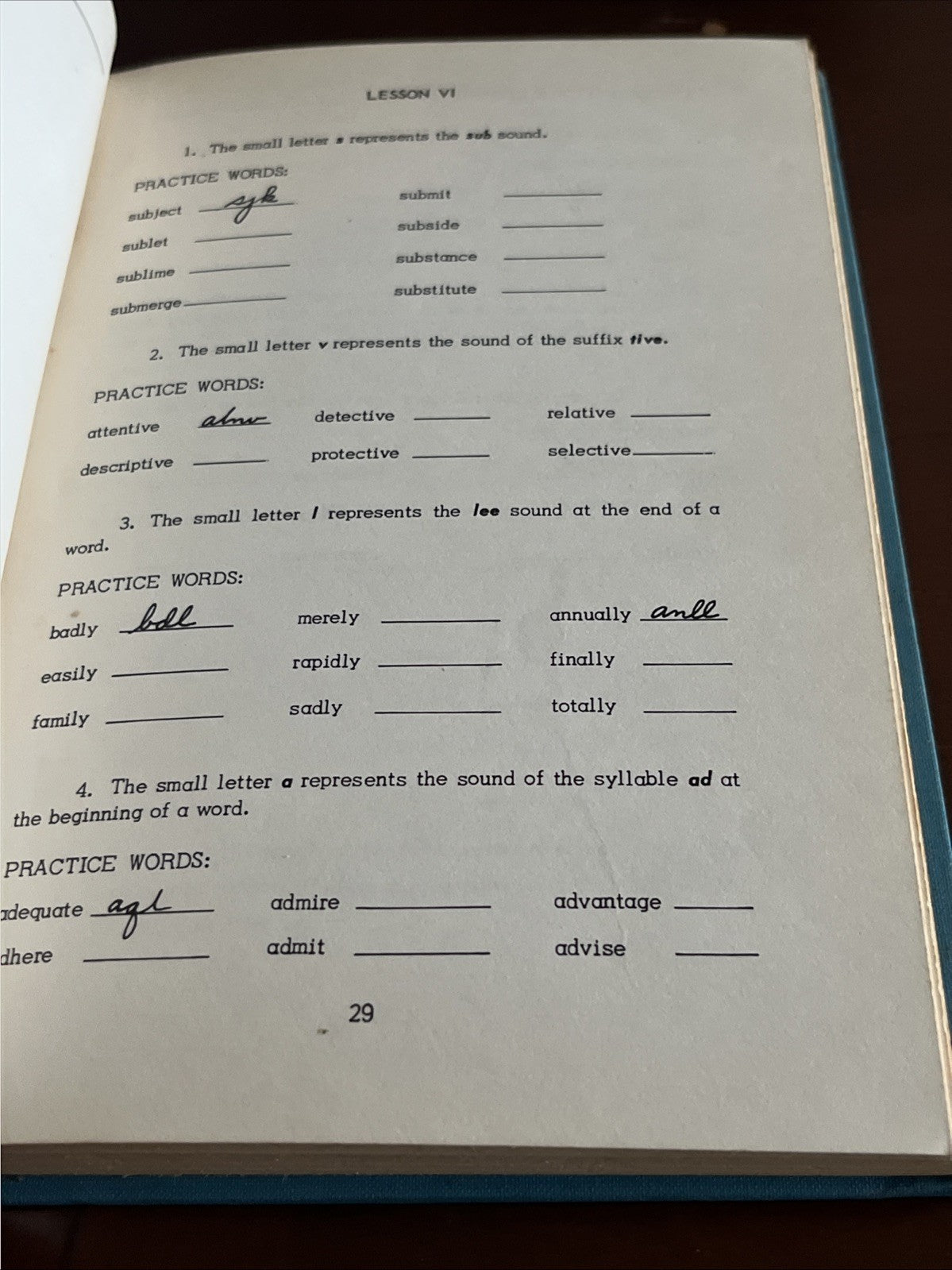 ABC Shorthand Stenoscript VINTAGE 1961 REVISED HARDCOVER EDITION