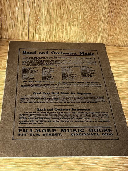 Lot of 5 The FILLMORE Sacred Orchestra Folio No.2 - 1931