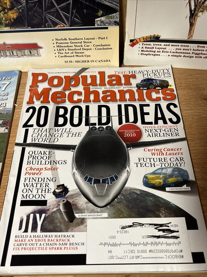 5x Popular Mechanics 20 Bold Idea, N-Scale, Catalog Of Accessorie Parts For RX-7