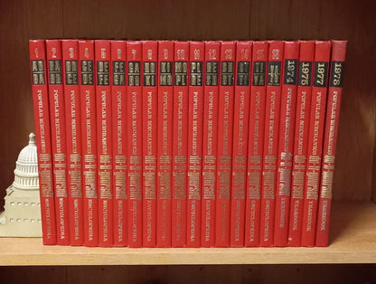 1968 Popular Mechanics Do-It-Yourself Encyclopedia & Yearbooks 1974,75, 77, 78