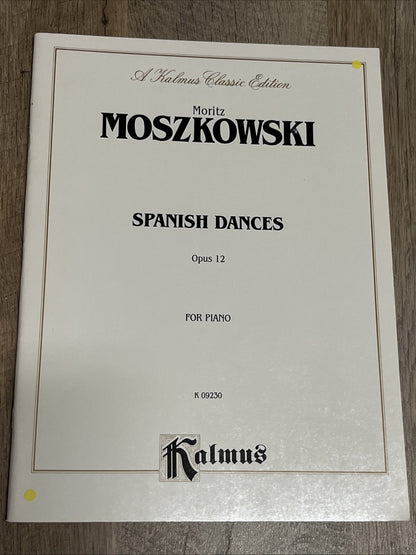 Moszkowski - Spanish Dances Op. 12, For Piano K-09230 Kalmus ed.