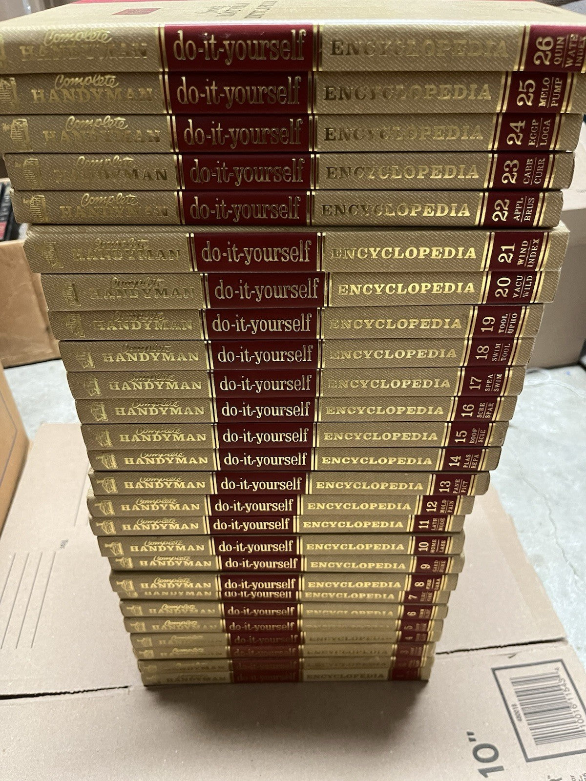 1983 Complete Handyman Do It Yourself Encyclopedia Vol 1 - 26 Plus 13 Annual YB