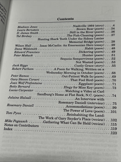 The Chattahoochee Review, Vol.  X, No. 2, Winter 1990, No Damage, Nice.