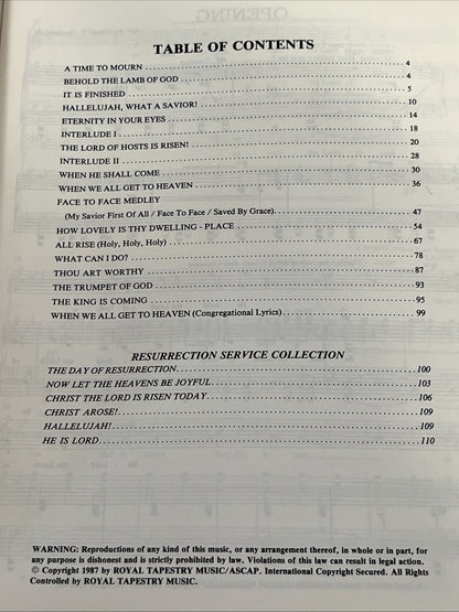 Lot of 10 Thou Art Worthy: The Anthem Of Eternity  SATB By David T. Clydesdale