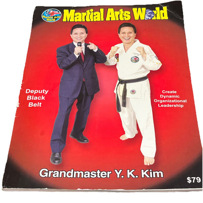 Martial Arts World Grandmaster Y.k. Kim Blue Brown Belt -  Rare Paperback
