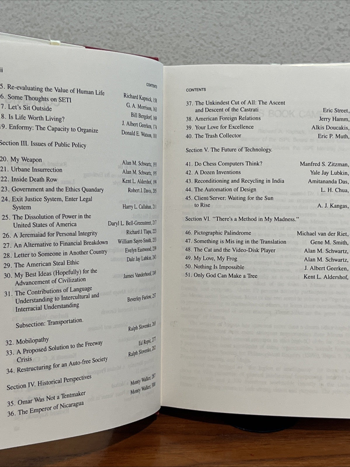 Thinking on the Edge: Essays by Members of the International Society..(1993)