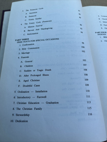 SERMON TEXTS 1st Edition Ernst H. Wendland - 1984 Hardcover