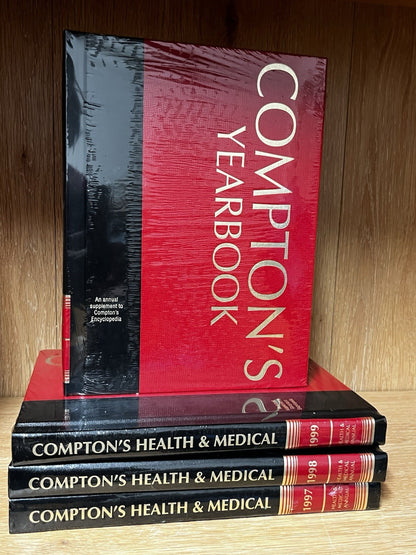 Compton’s Health & Medical Annual Lot 4 from 1997 /98/99/2001 **NEW**
