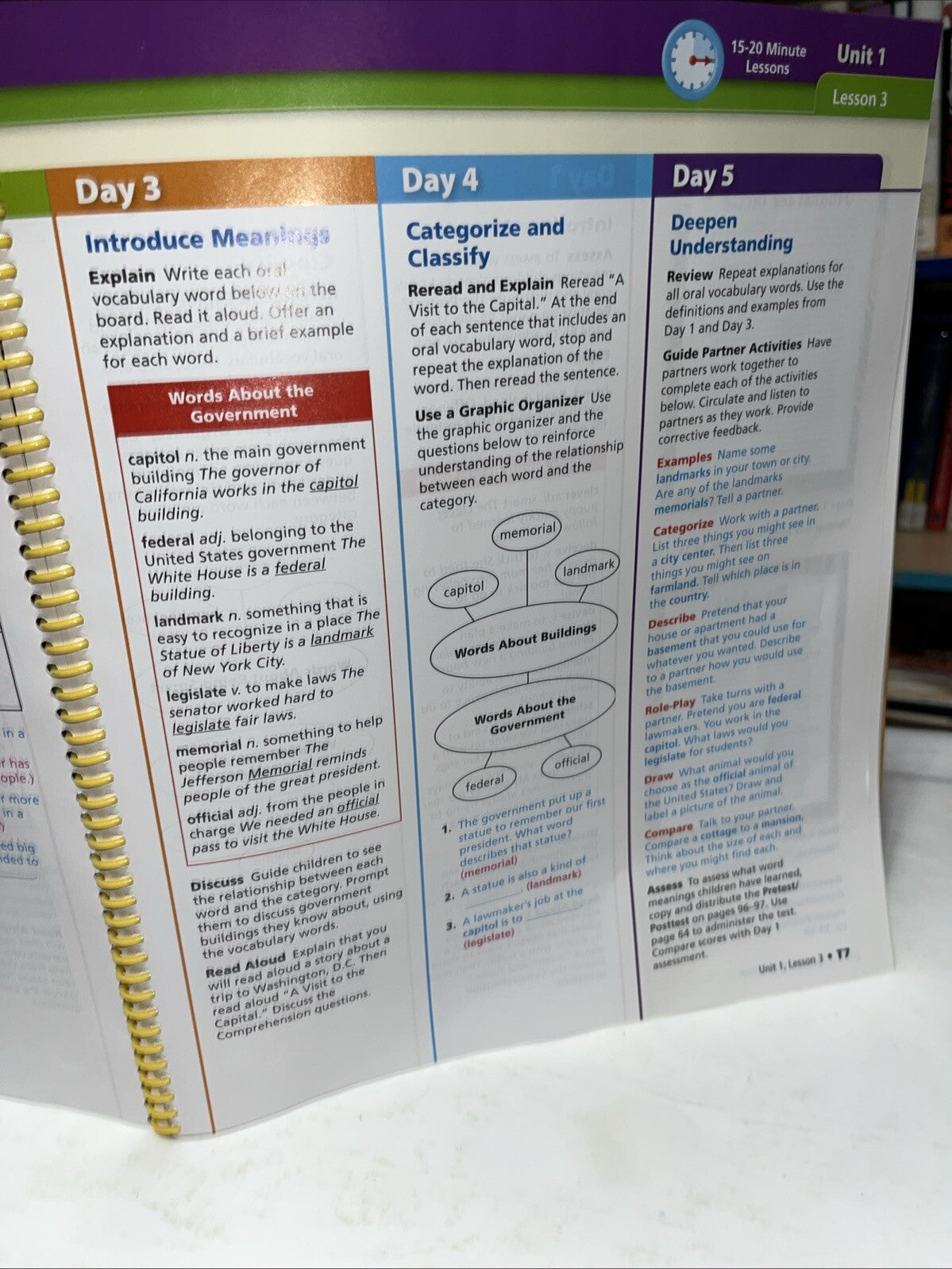Journeys: Curious About Words Teacher Manual Grade 2 - Spiral-bound - GOOD