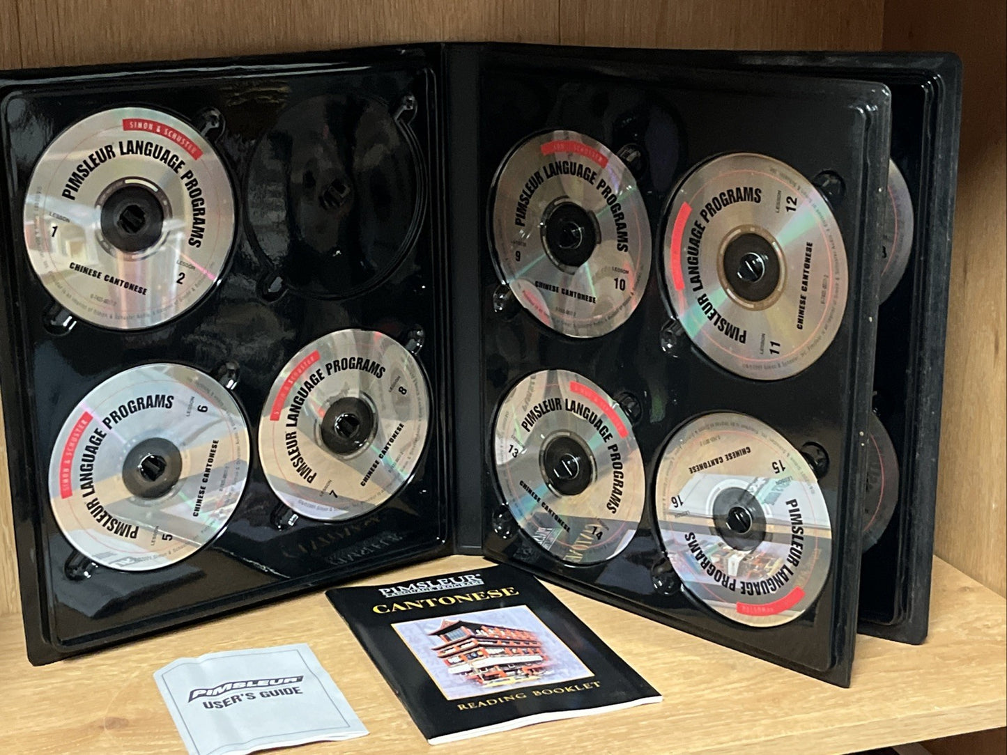 Pimsleur Chinese Cantonese Language  Program 15 Audio CDS & BOOK Missing Vol 3,4
