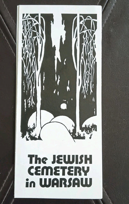 A GUIDE TO JEWISH WARSAW POLAND 1990 Judaica BOOK with MAPS 64 Pages