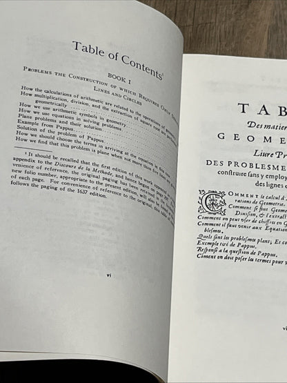 Geometry of Rene Descartes With A Facsimile of The First Ed Dover Ed 1954