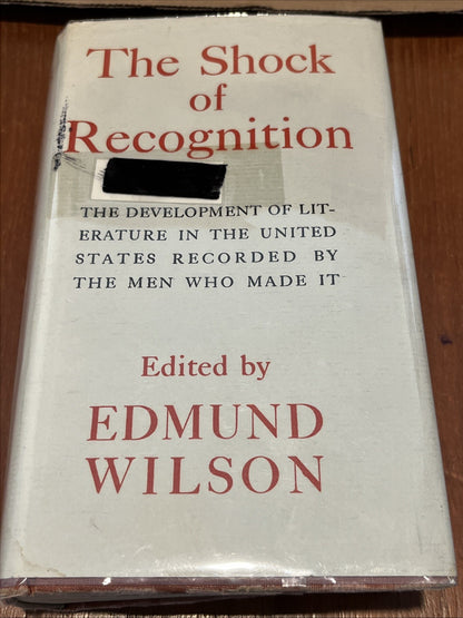 The Shock Of Recognition By Edmund Wilson (1955) Ex Lib