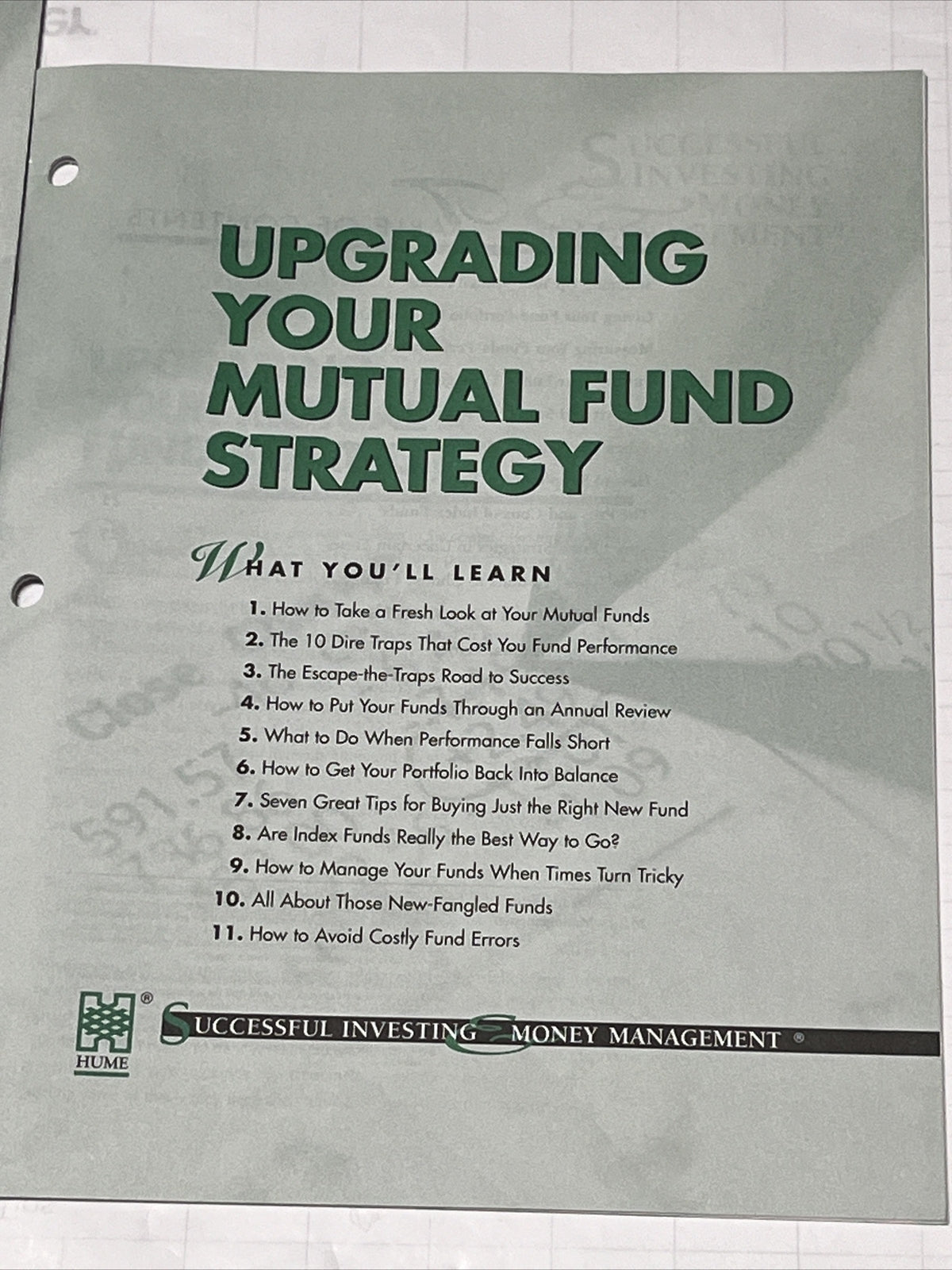 Upgrading Your Mutual Fund Strategy & A Crash Course In Confident Investing /CD