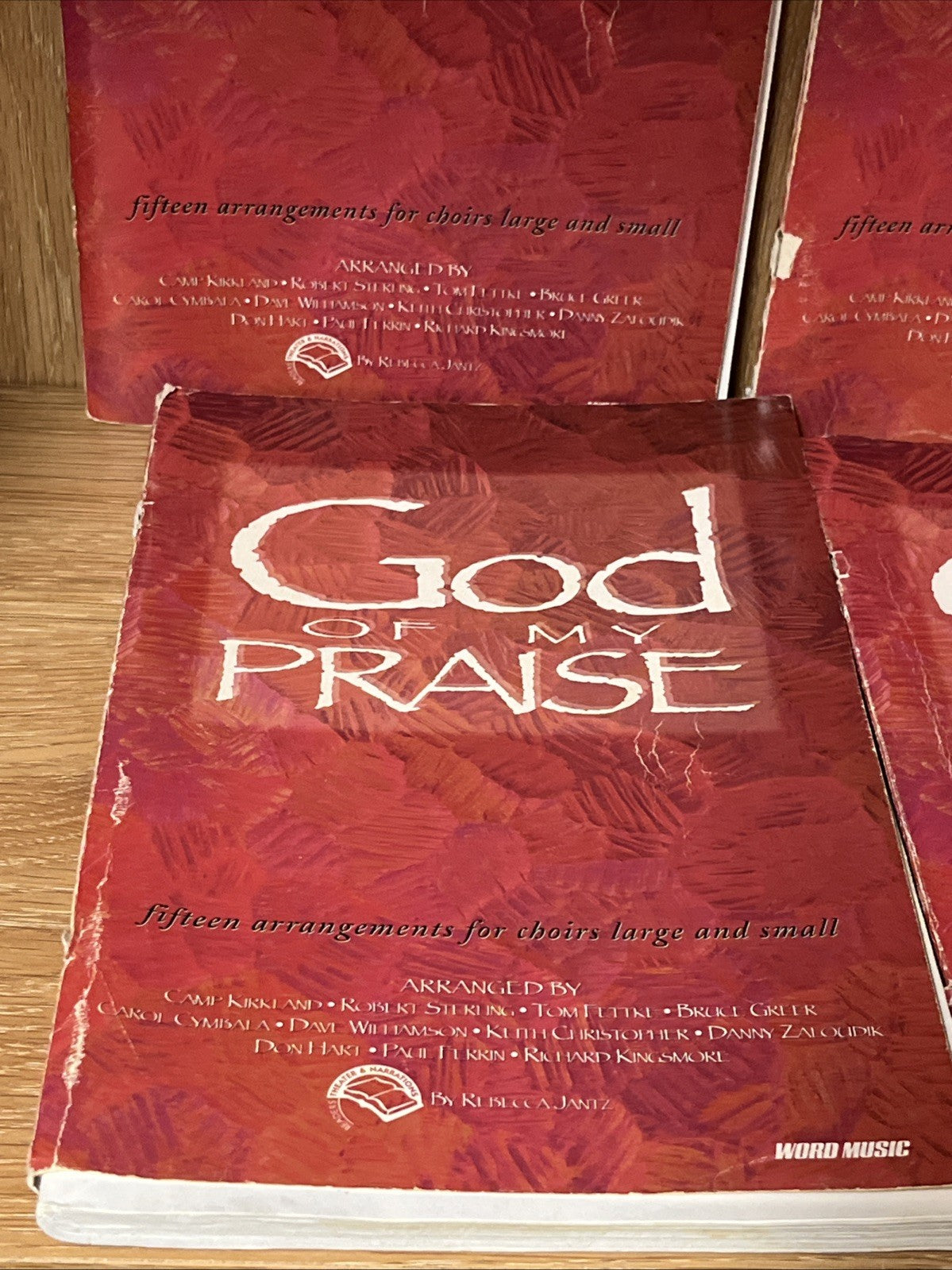 Lot Of 5 God Of My Praise Word Music Songbook Choral Collection Camp Kirkland