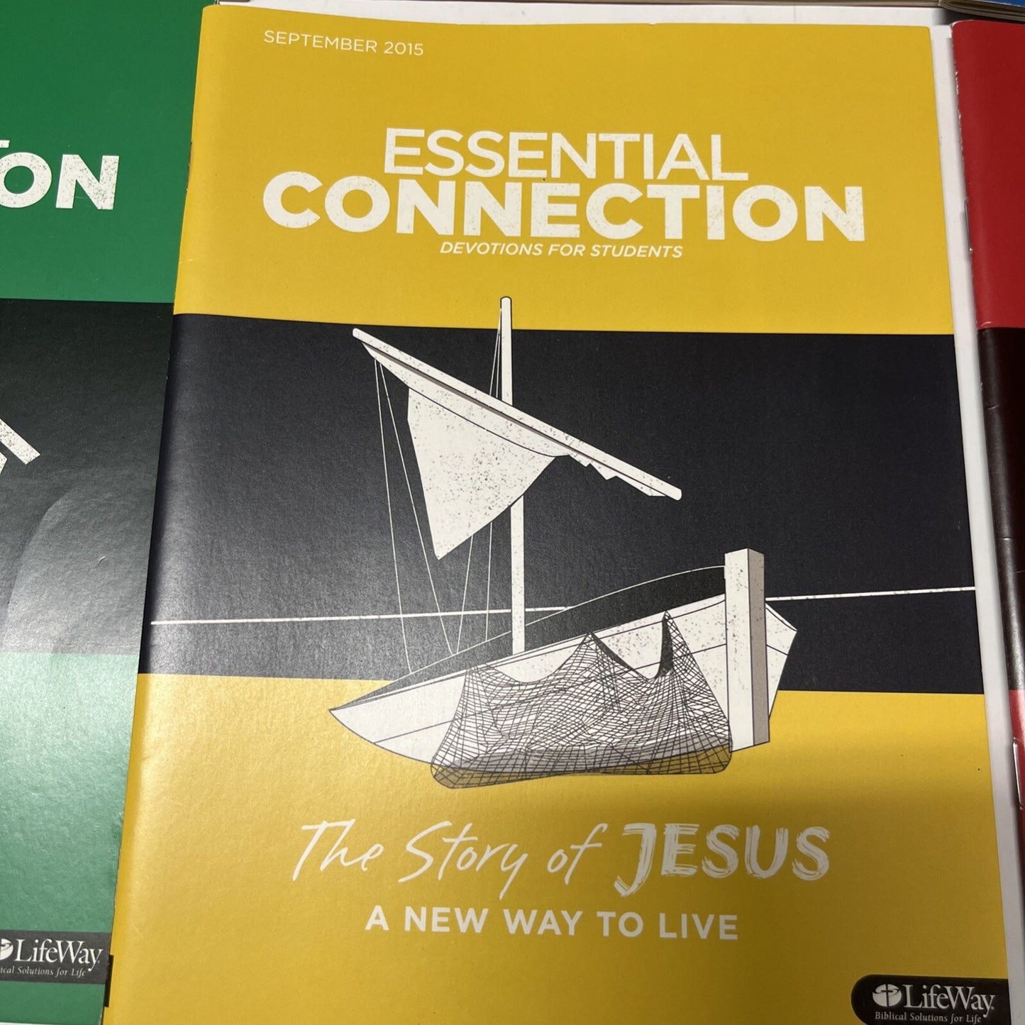 Essential Connection Devotions For Students 2015 The Story Of Jesus Lot of 7