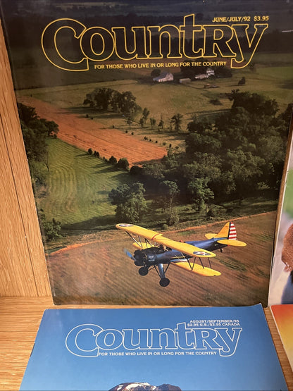 4 Country Magazine For Those Who Live In or Long For The Country 1987/ 92/95/ 06