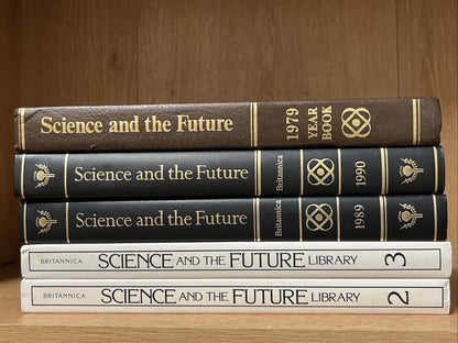 Science and the Future Library 1- 3 Yearbook |Britannica 1989-1990 & 1979 Yearbk