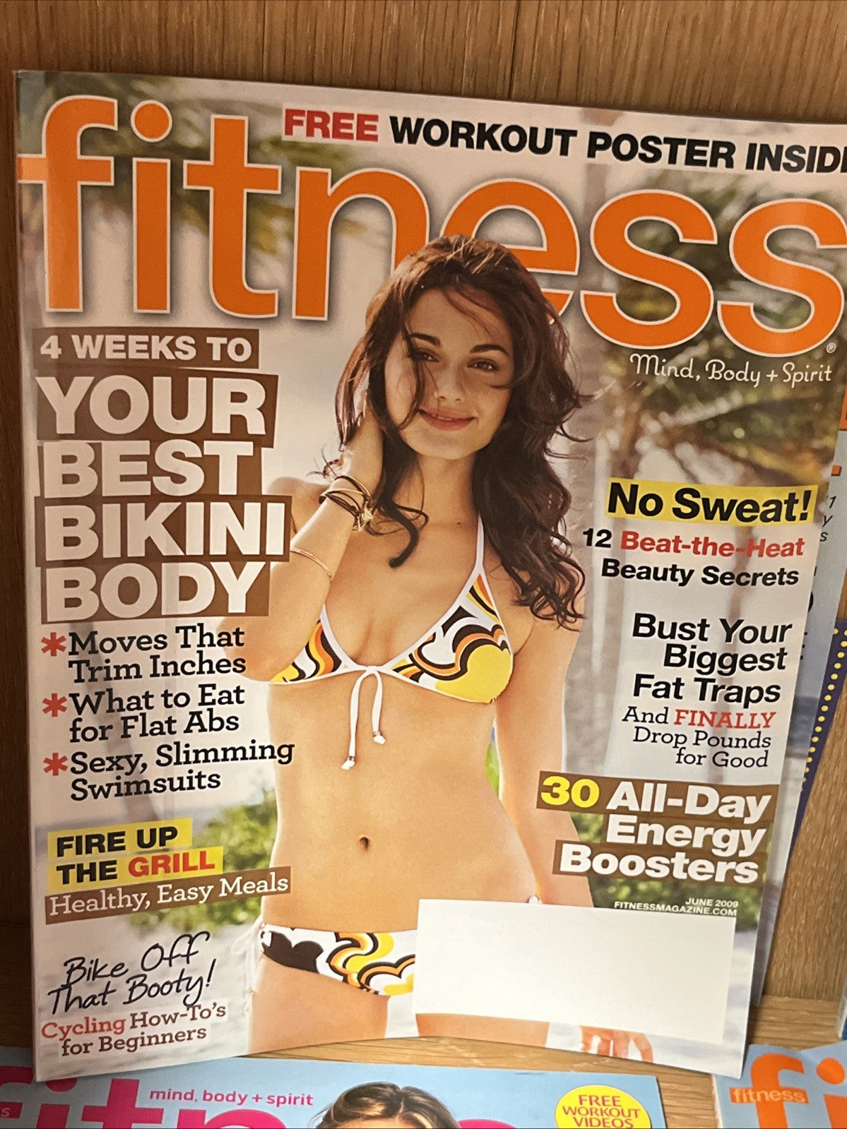 8 PC Fitness Magazine  WALK IT OFF Bikini Abs Flat , Bell Bulge Weight loss