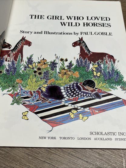 The Girl Who Loved Wild Horses 1st Edition 1978 By Paul Goble FIRST EDITION