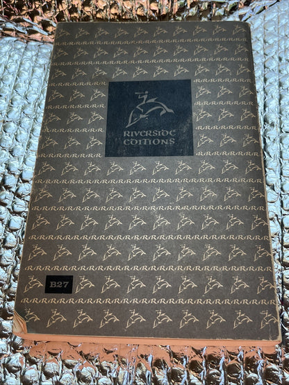 Riverside Editions The EGOIST 1958 Softcover Good Condition.