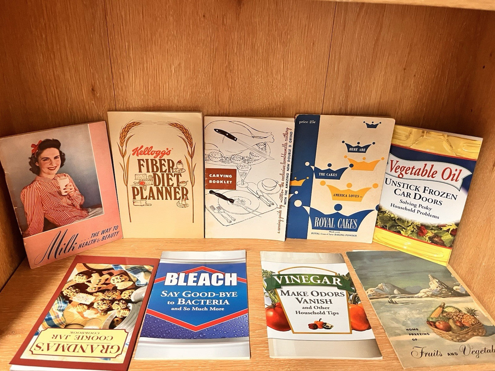 Vintage Lot Of 18 Recipe Booklets Pamphlets Advertising Cookbooks + DIY Recipe