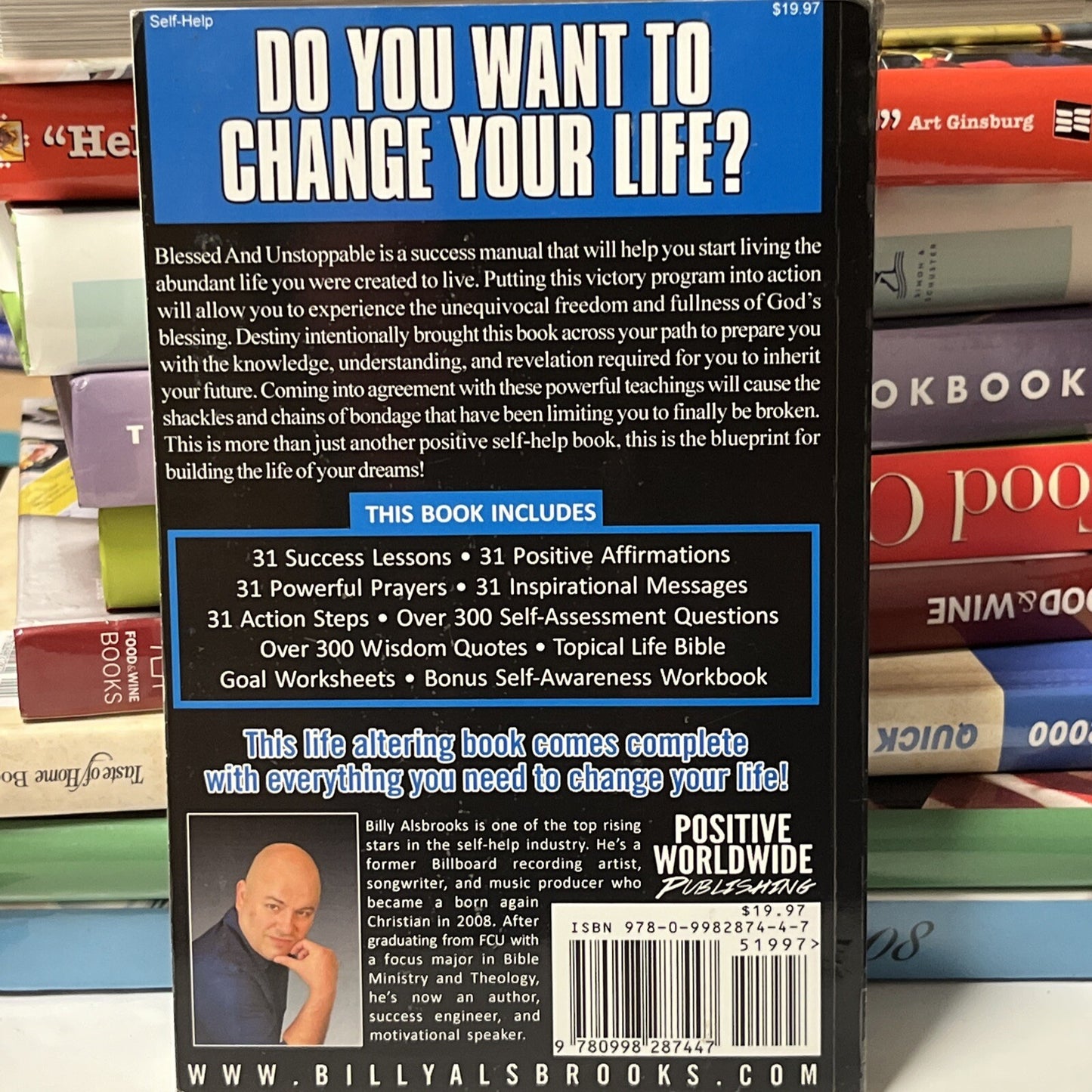 Blessed And Unstoppable: Your Blueprint For Success By Billy Alsbrooks (SIGNED)