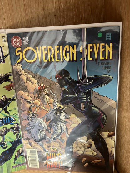 Lot of 11 Sovereign Seven #1 to #8 & #23#28 #29 DC Comic Books Chris Claremont