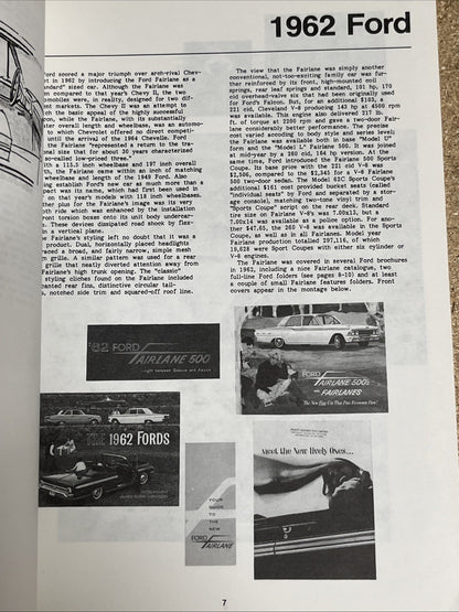 Sports Pub: Mid-Size Fords/Mercs 1962 -1975- Robert C. Ackerson-Photos-ads-te...