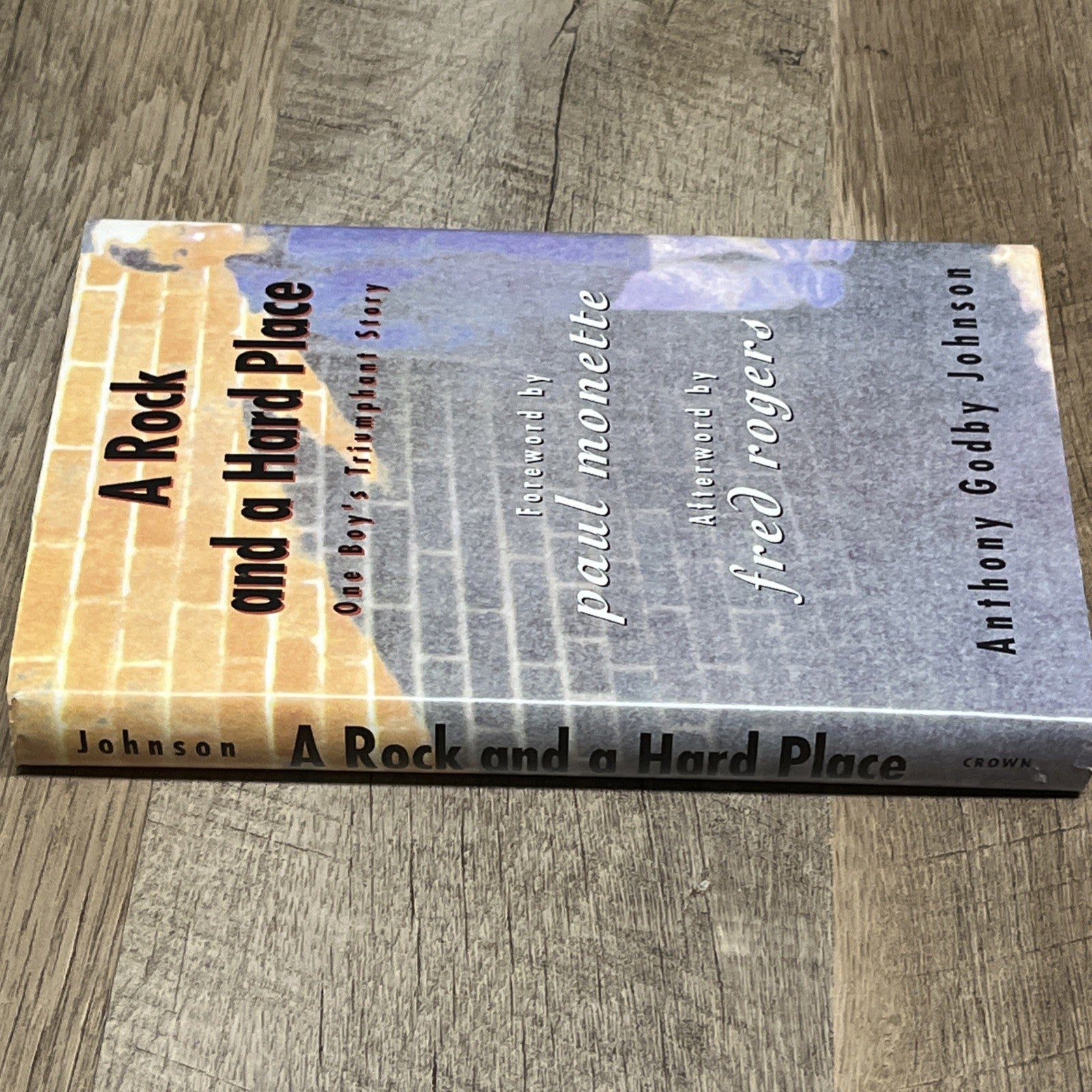 Anthony Godby Johnson 1st Ed A ROCK AND A HARD PLACE:ONE BOY'S TRIUMPHANT STORY