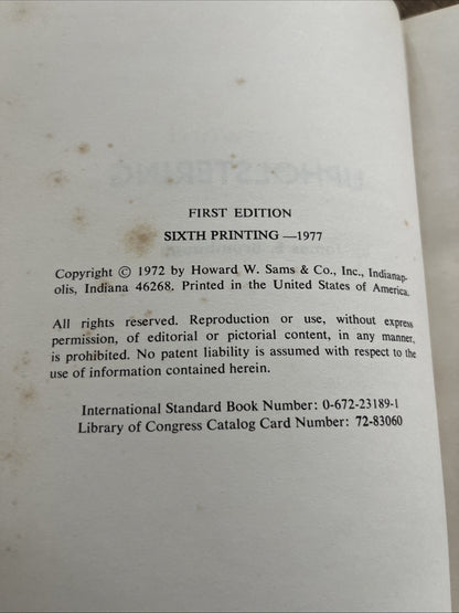 Audel - UPHOLSTERING by James E. Brumbaugh (1972; HC Book) Illustrated