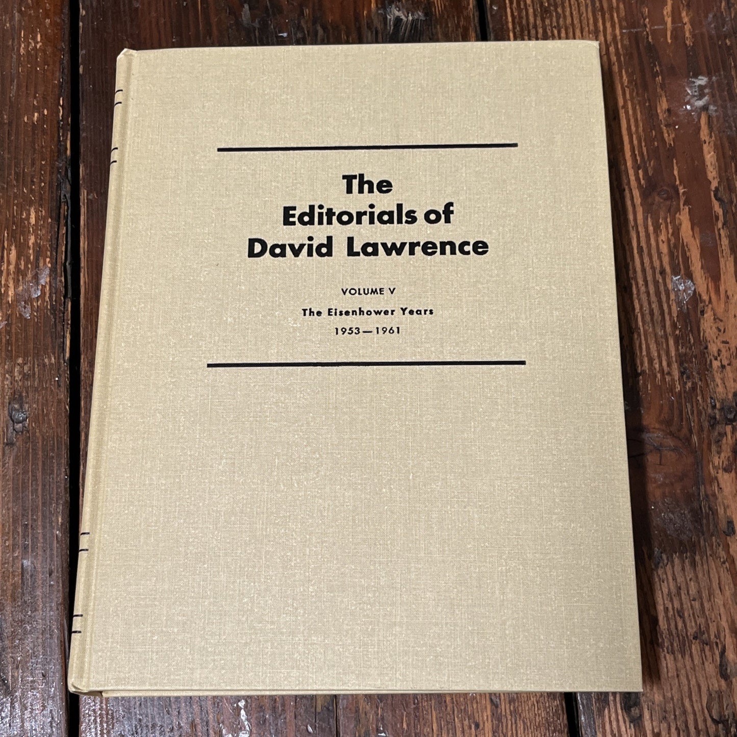 1970 The Editorials of David Lawrence, 4 Volume Set