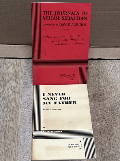 dramatists play service lot By Robert Anderson & David Auburn 1968-2004