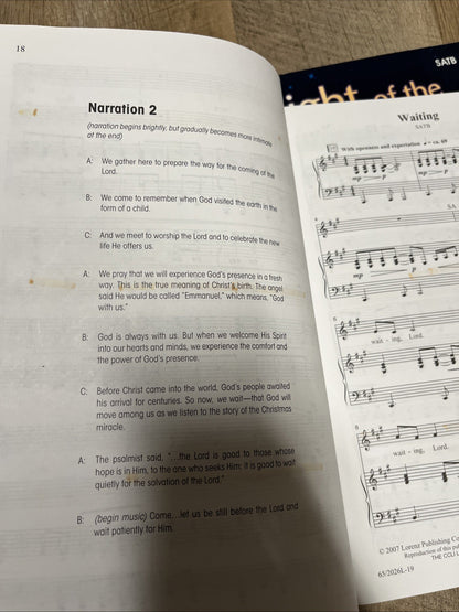 Night of the Father's Love SATB: The Awe and Mystery of God with Us Plus Cd