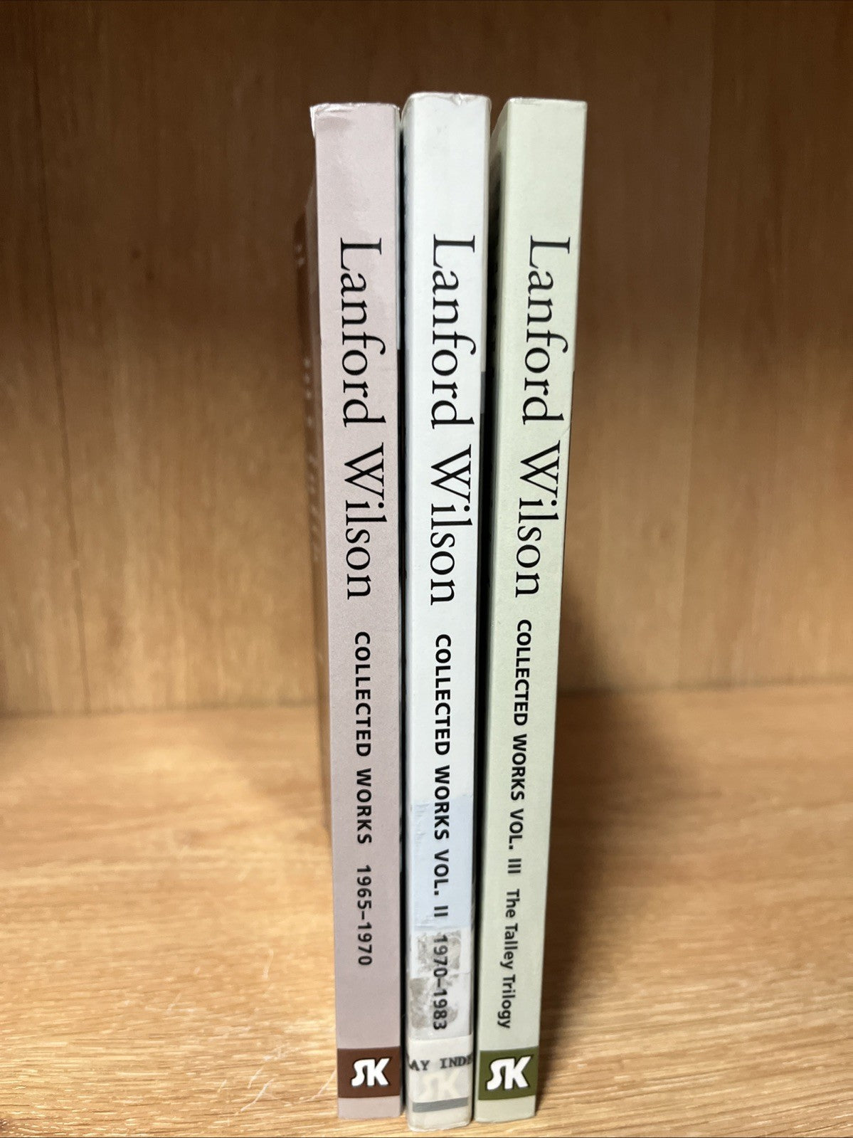 Langford Wilson Collected Works Volume 1 - 3 The Talley Trilogy