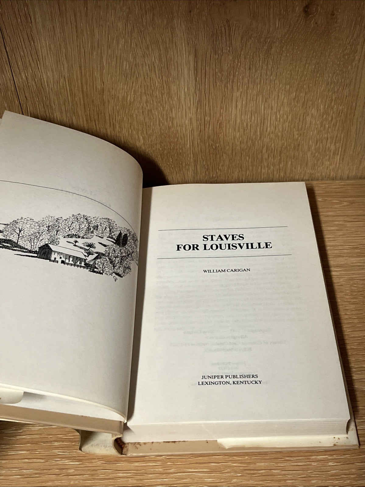 STAVES FOR LOUISVILLE 1st Edition By William Carigan - Hardcover 1981