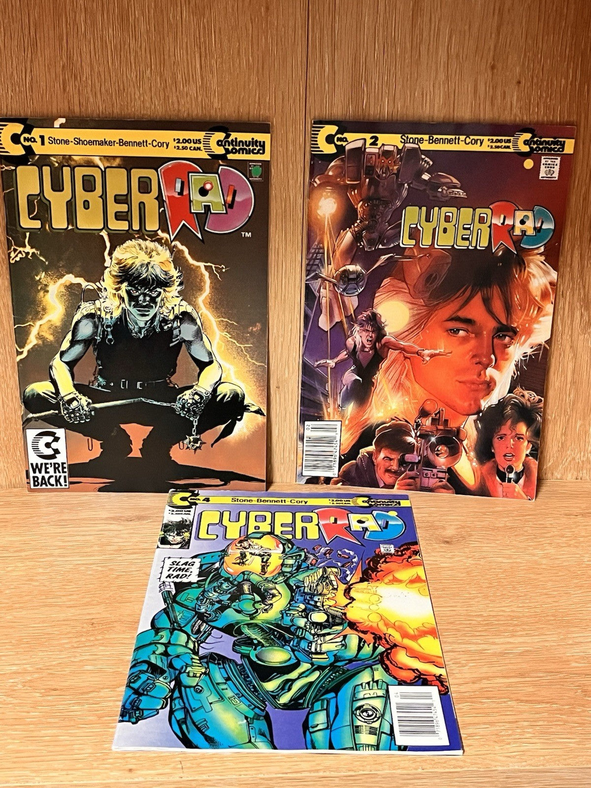 Cyberrad #1 #2 and #4 (Continuity January 1991)