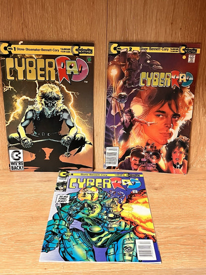 Cyberrad #1 #2 and #4 (Continuity January 1991)