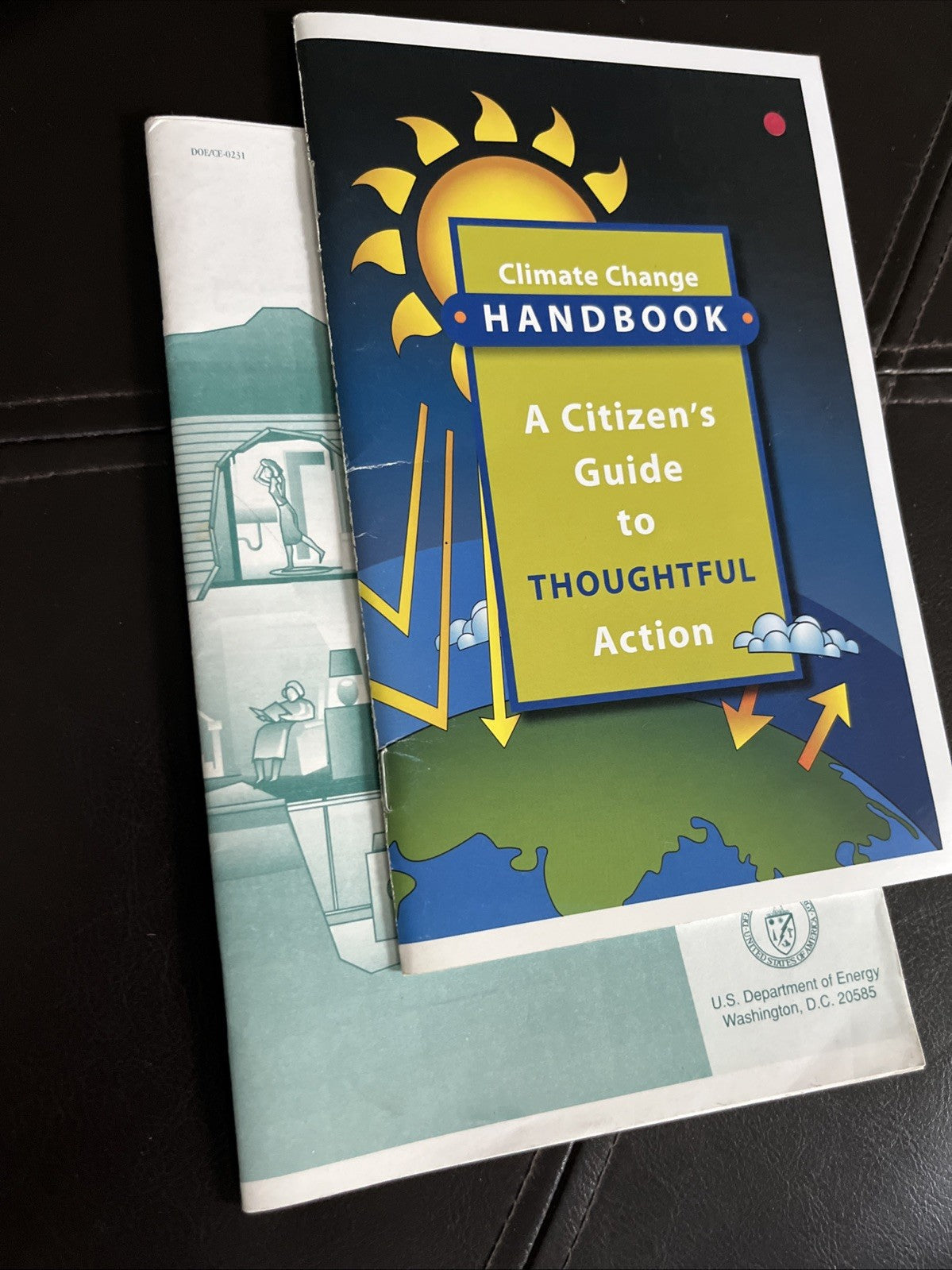 Lot of 2 Climate Change HANDBOOK : A Citizen's Guide.. & Tips For Energy Savers