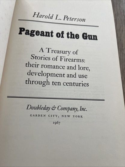 Pageant Of The Gun 1st Edition SIGNED COPY RARE Old Vintage 1967