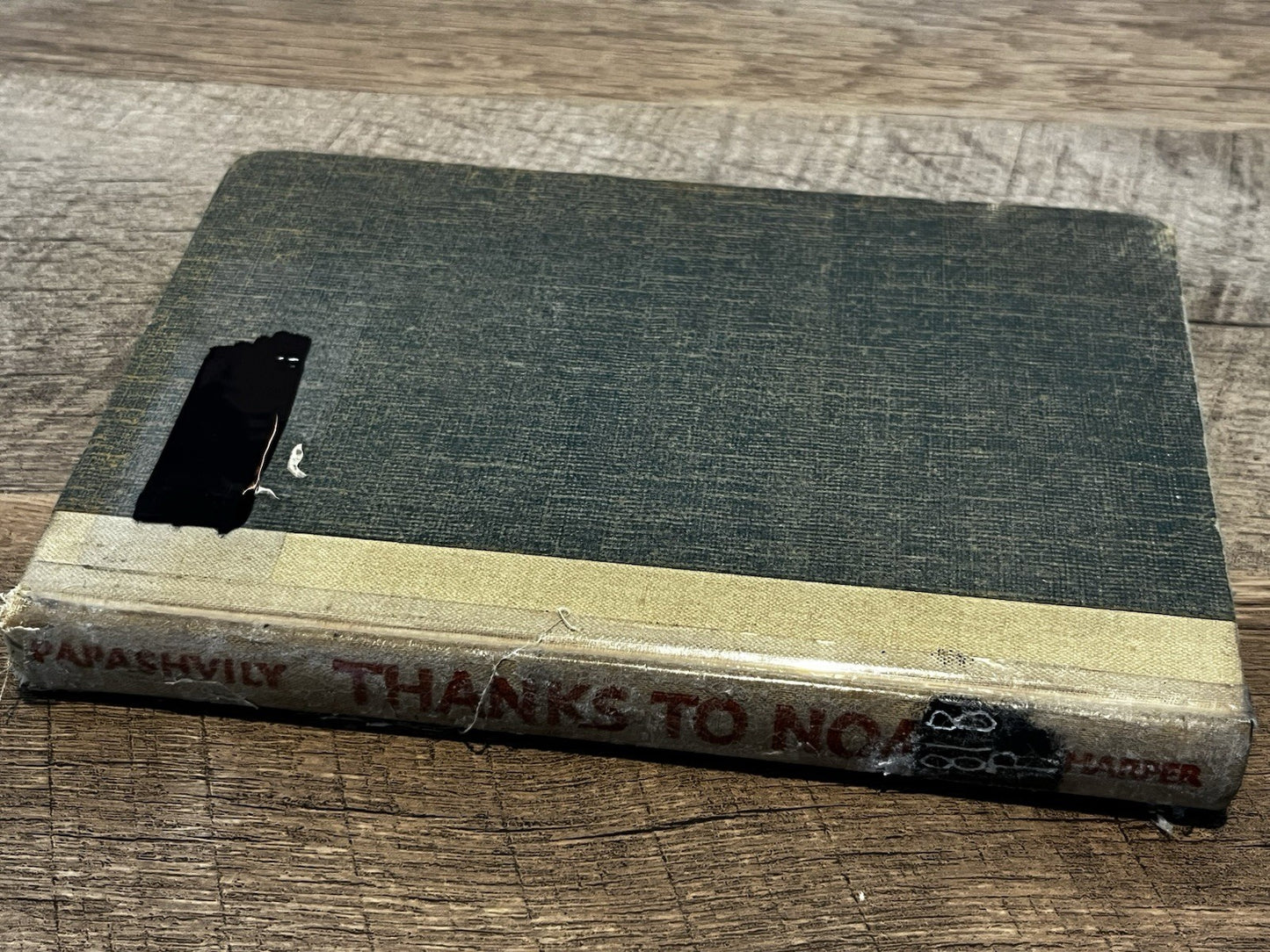 Thanks To Noah George And Helen Papashvily  HC 1951 Vintage Book