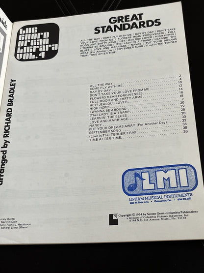 Great Standards from the Chord Organ Library Vol. 4 by Richard Bradley